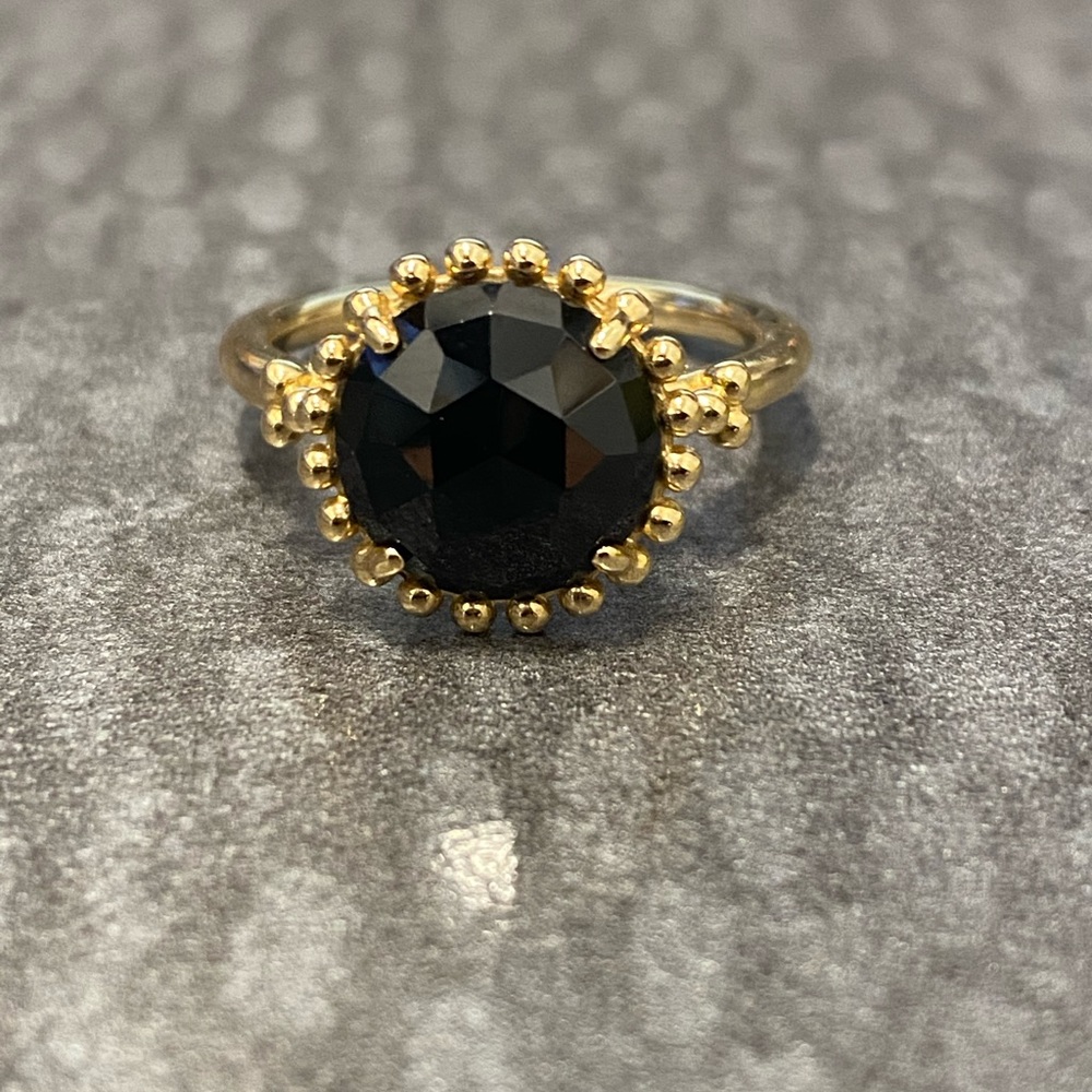 SOLD- Pandora Gold and Black Ring